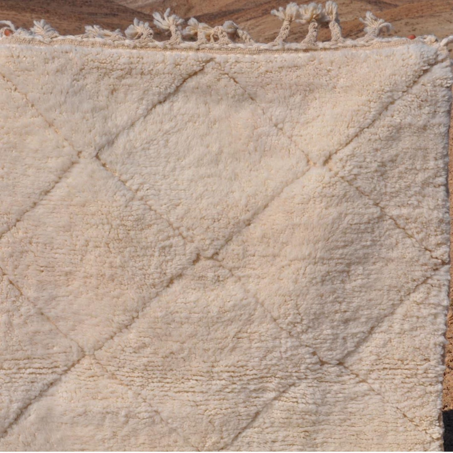 Petit tapis berbère en laine - n°031 | 100x150 cm - Rue Majorelle