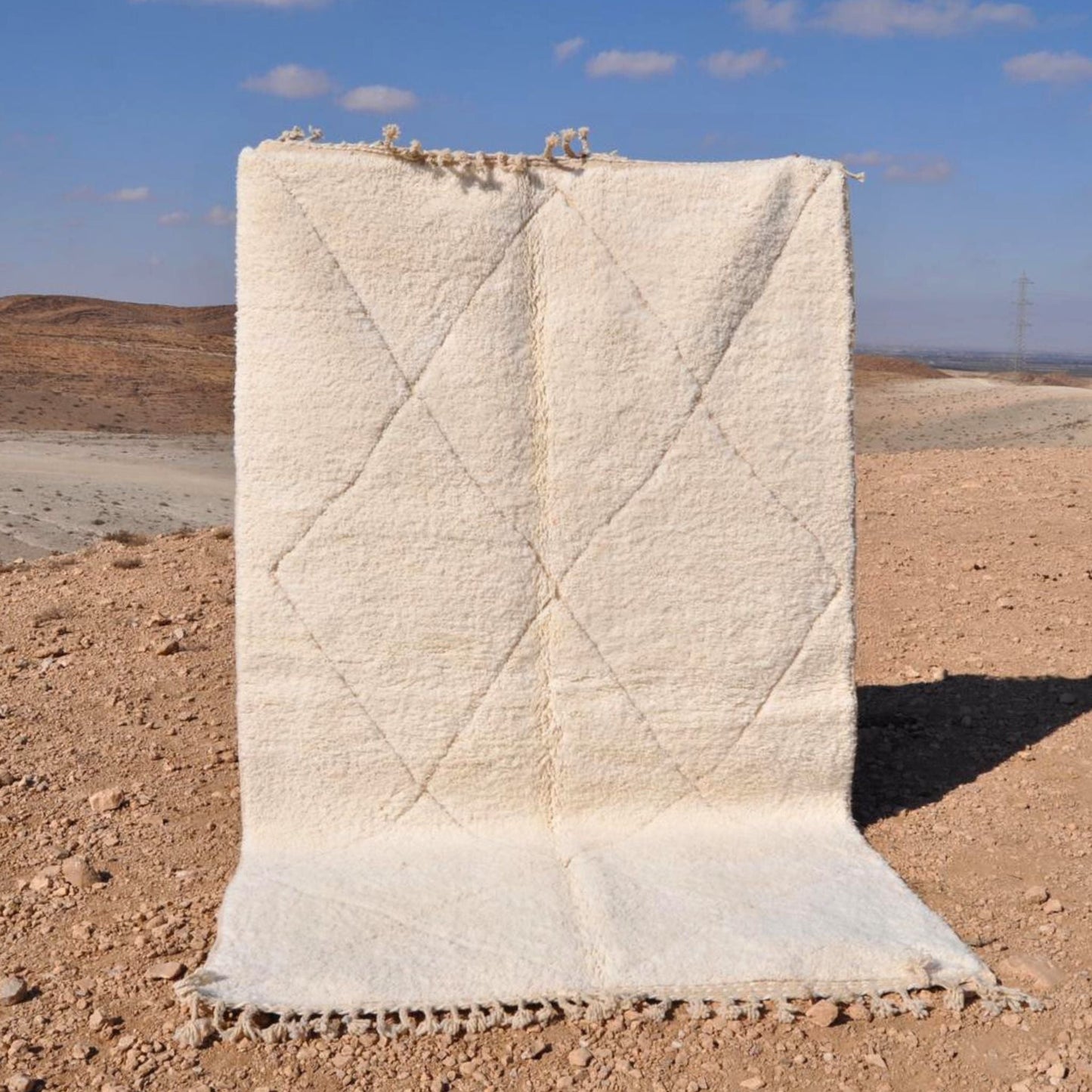 Tapis berbère laine - n°001 | 150x250 cm - Rue Majorelle