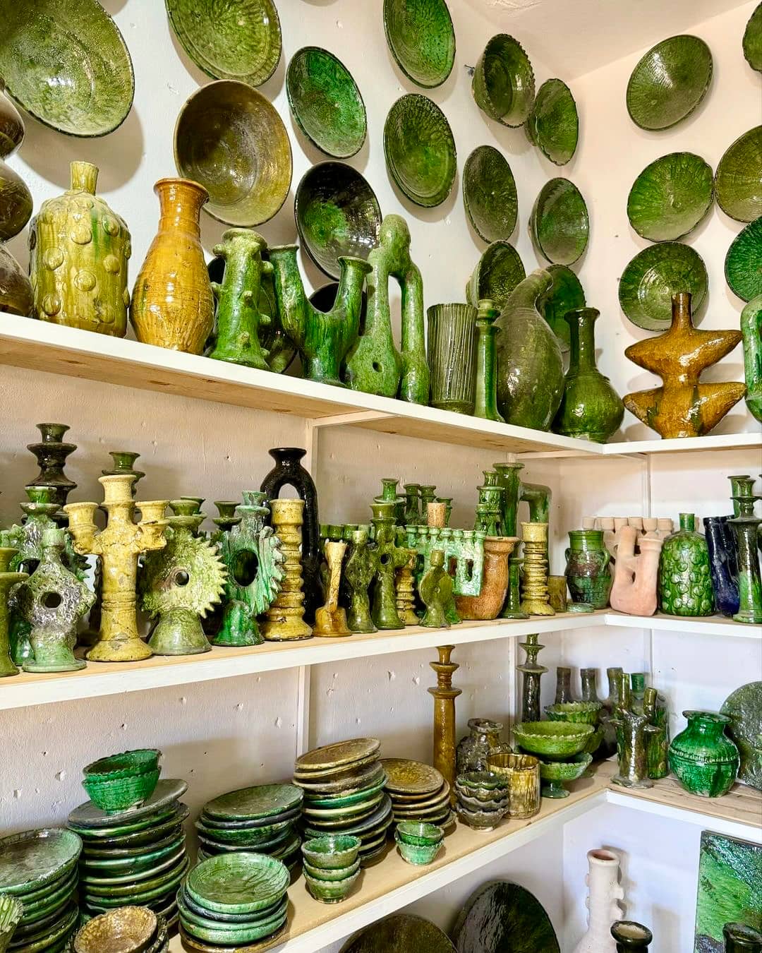 Vases en poterie Tamegroute - Rue Majorelle