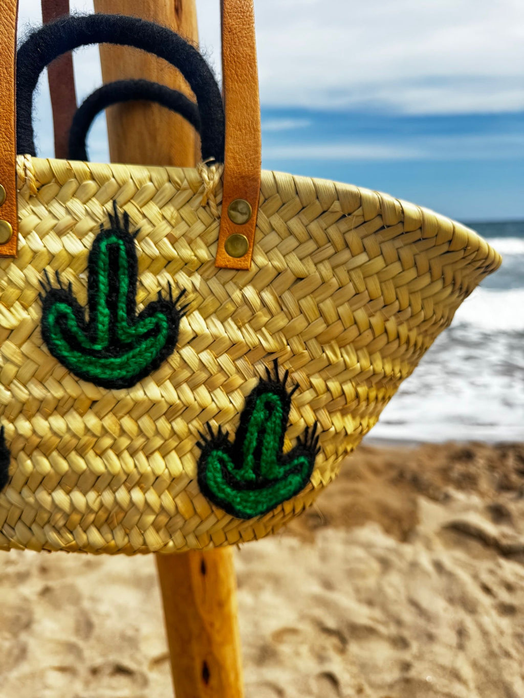 Petit panier marocain cactus