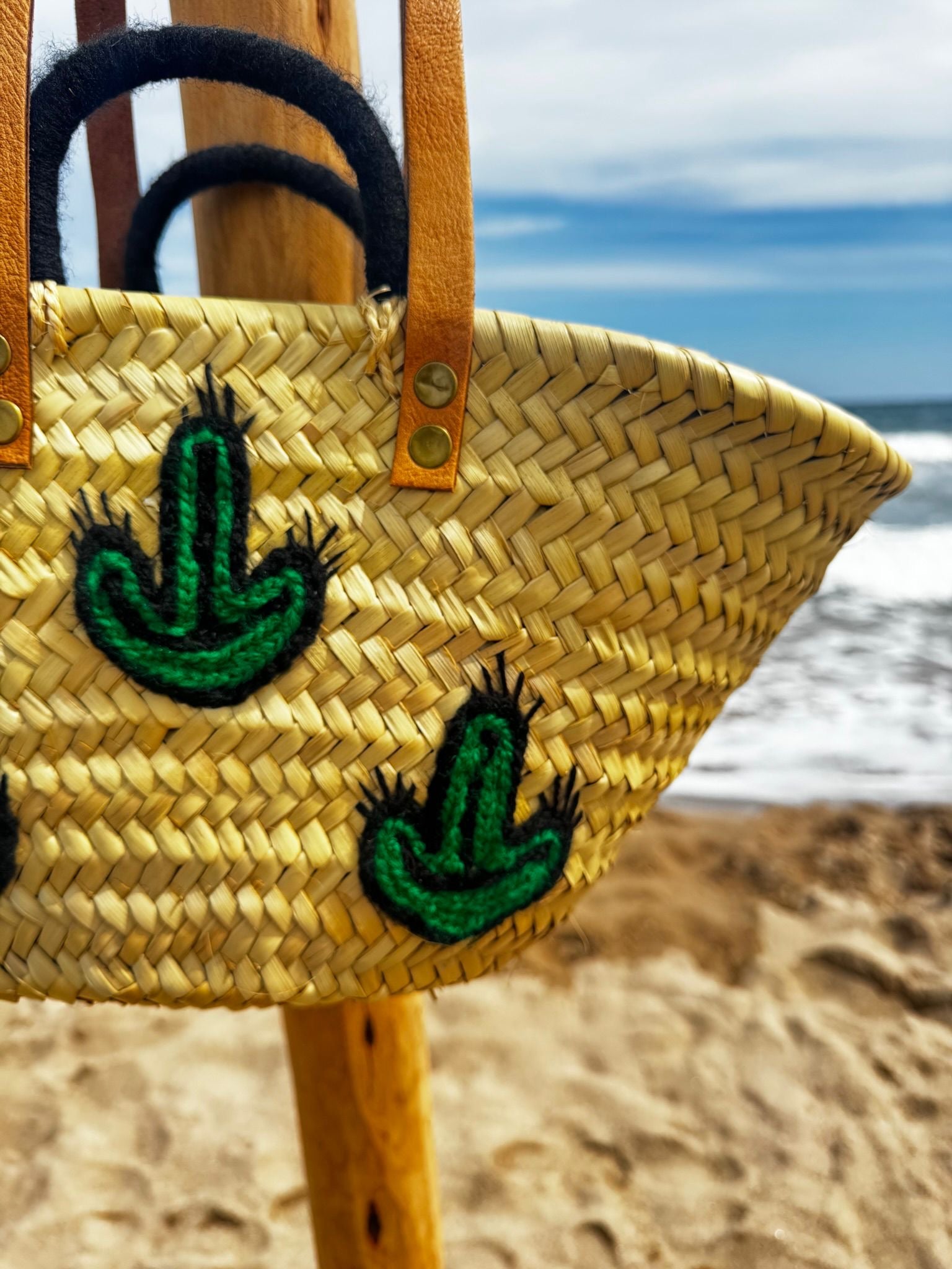 Petit panier marocain cactus