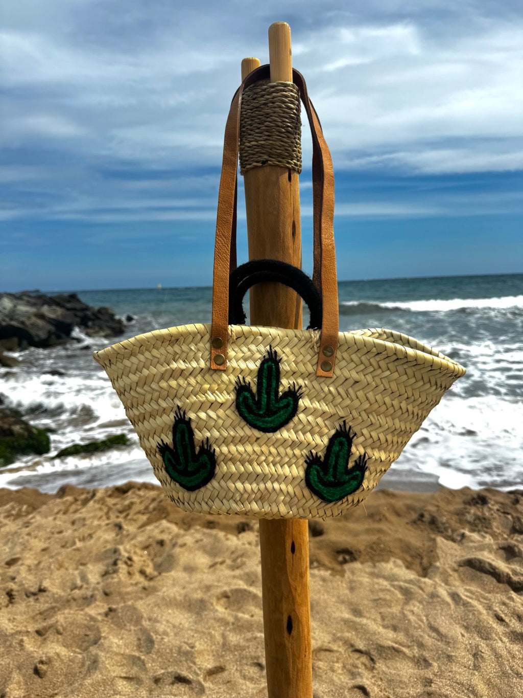 Petit panier marocain cactus