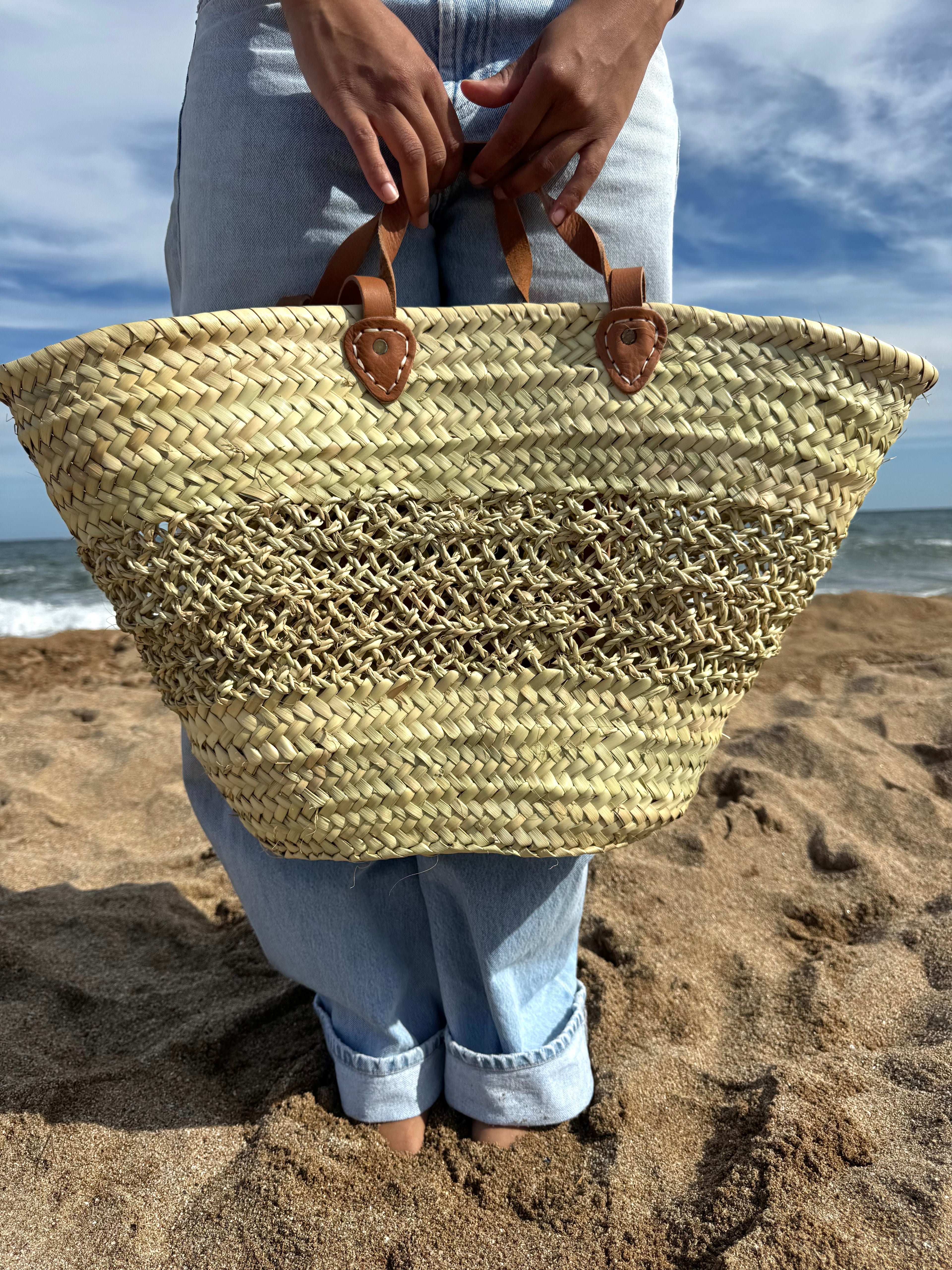 Grand panier marocain « Ajouré »