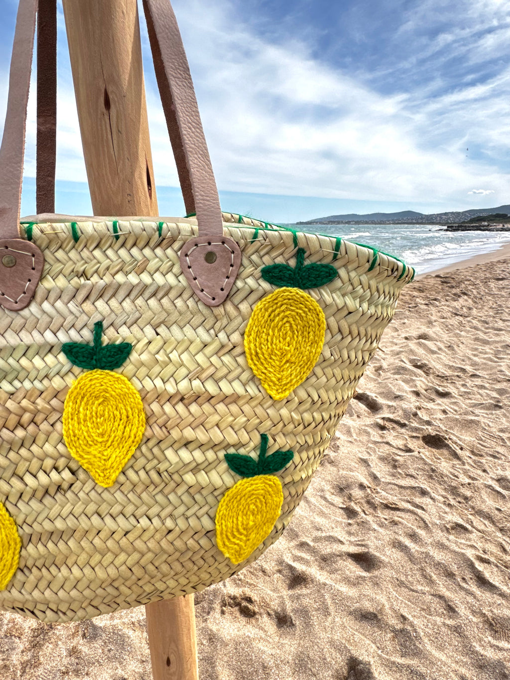 Grand panier marocain citrons