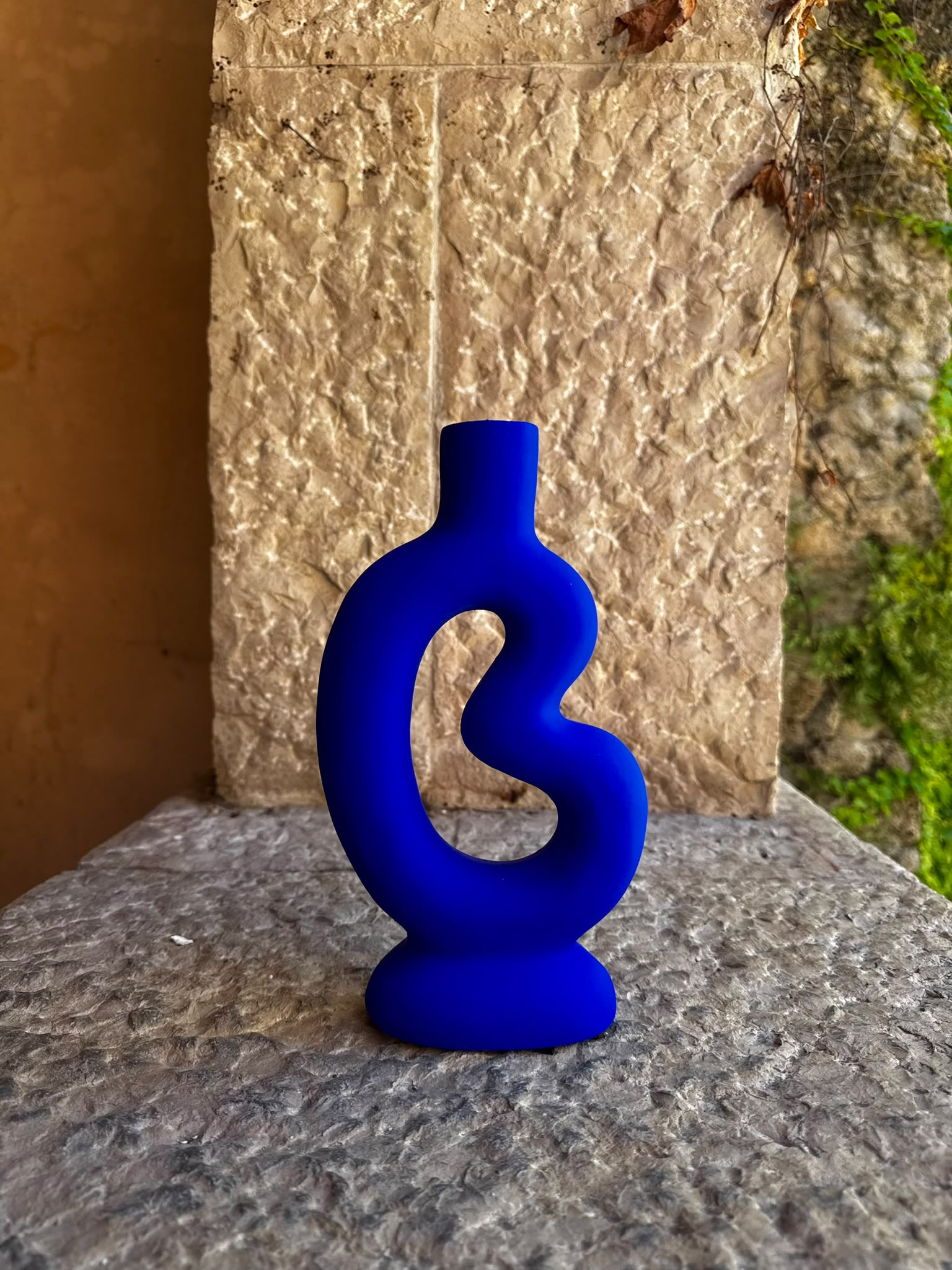 Vase en céramique Majorelle Volute