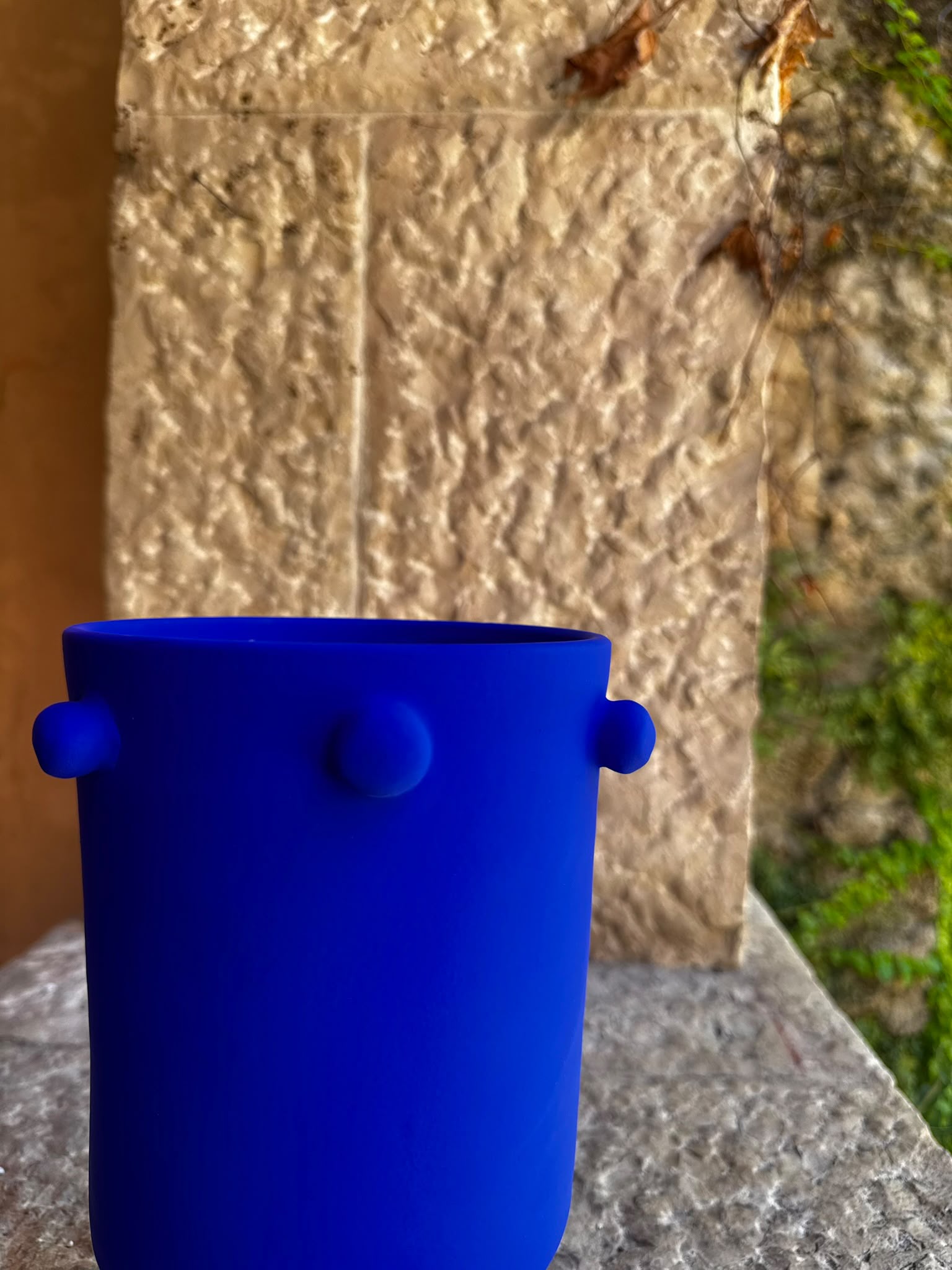 Vase en céramique Majorelle Atlas
