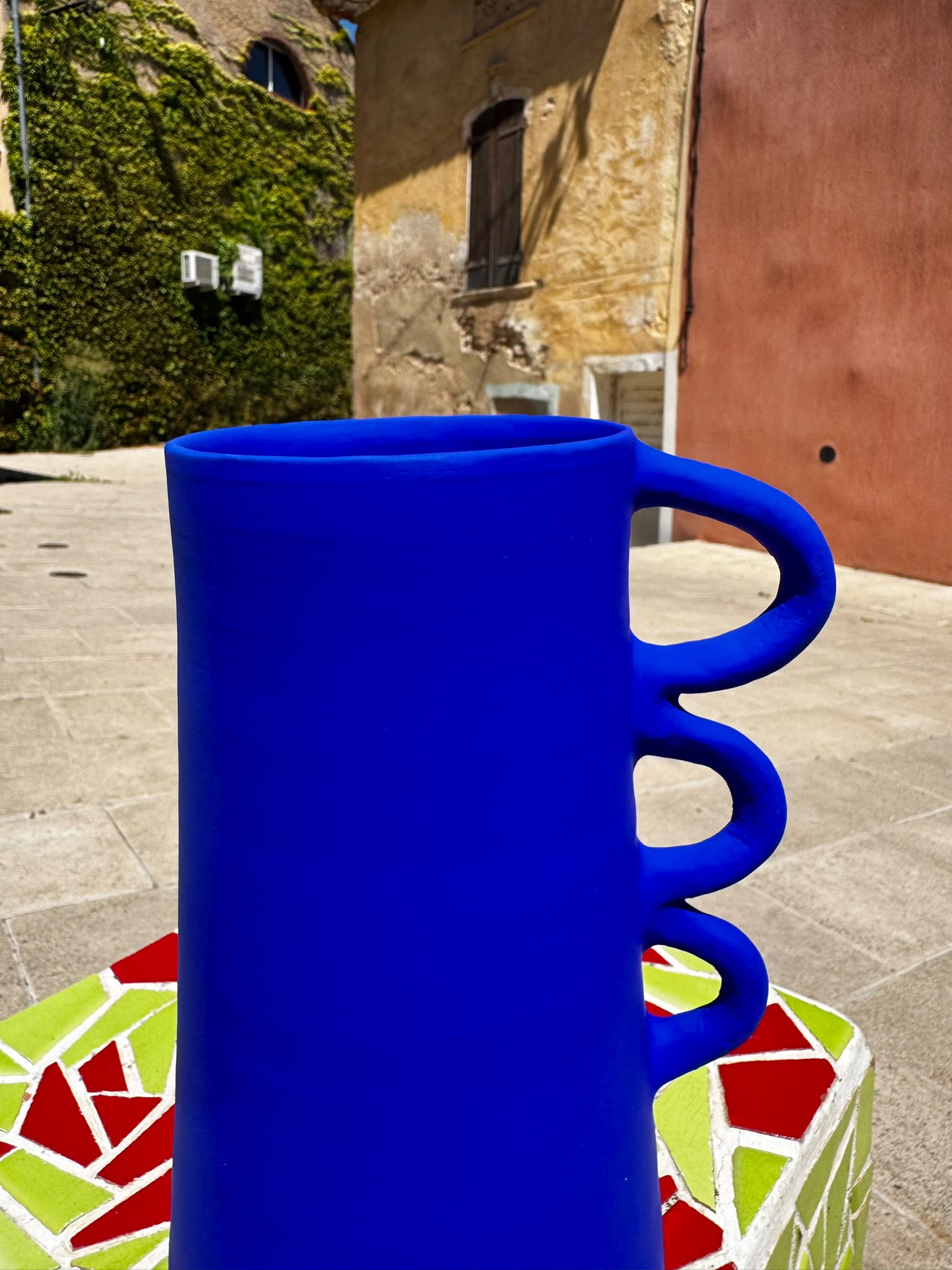 Vase en céramique Majorelle Trio