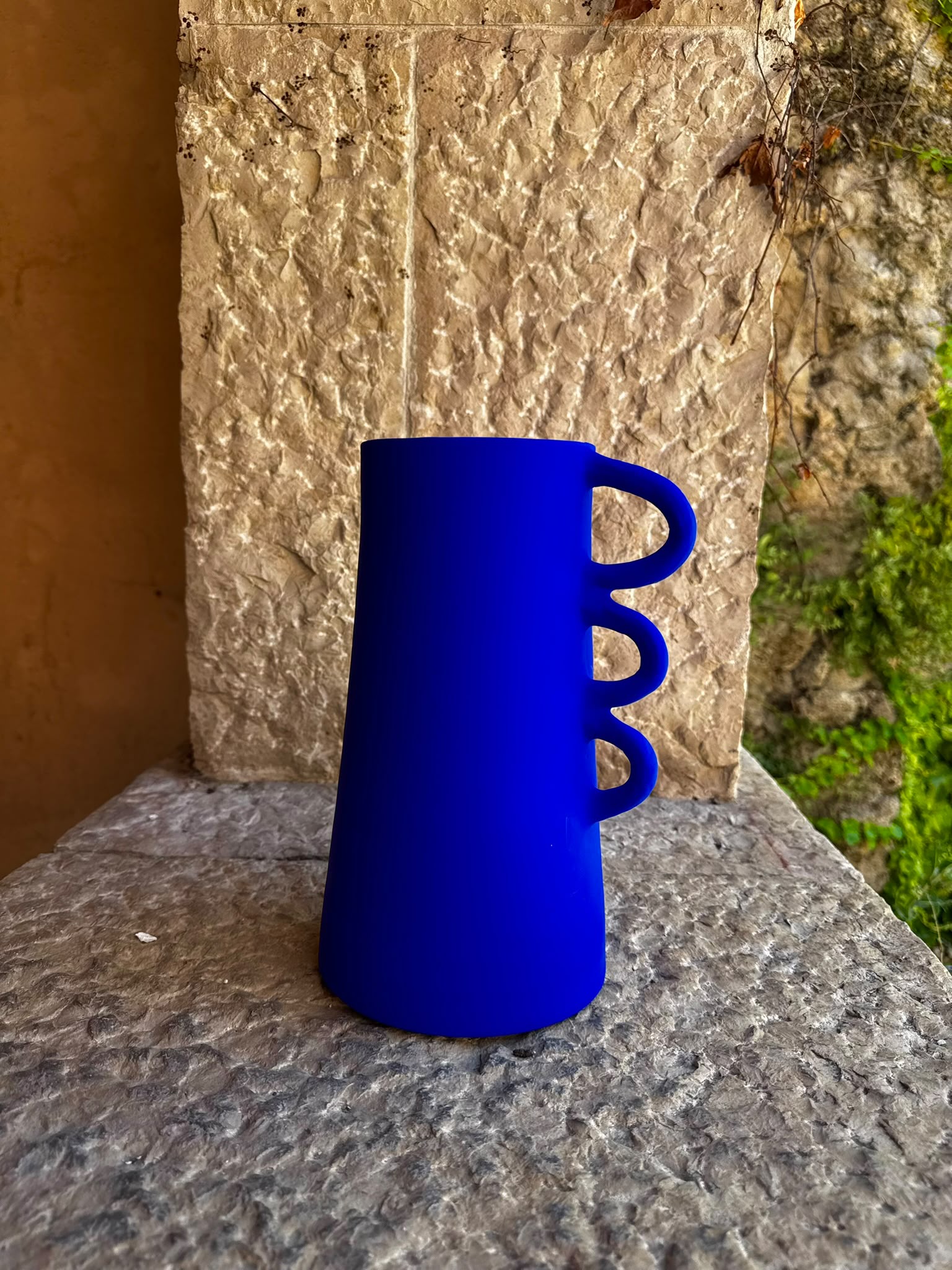 Vase en céramique Majorelle Trio