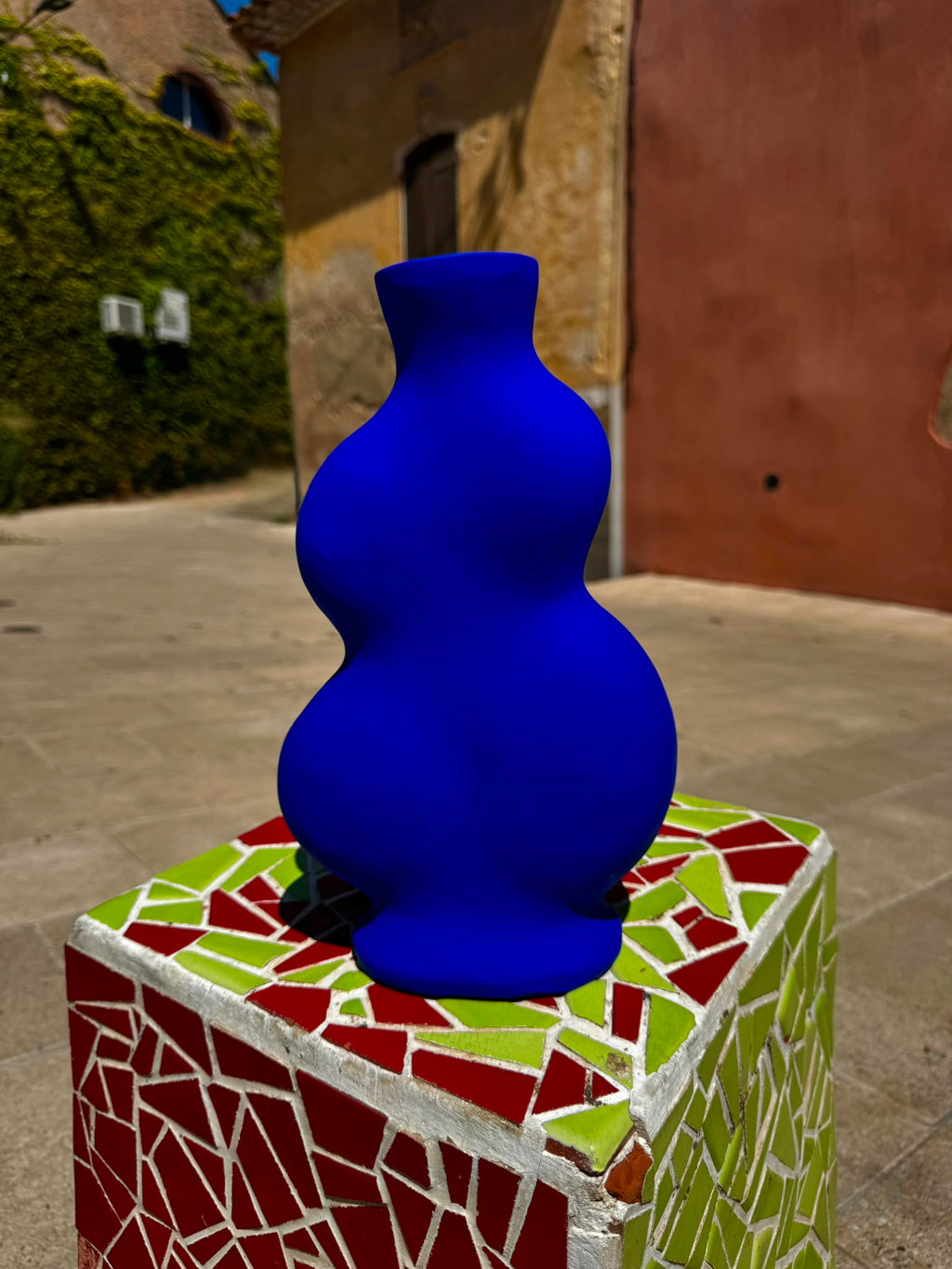Vase en céramique Majorelle Dune