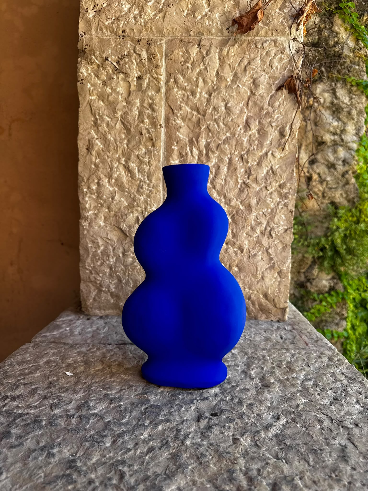 Vase en céramique Majorelle Dune