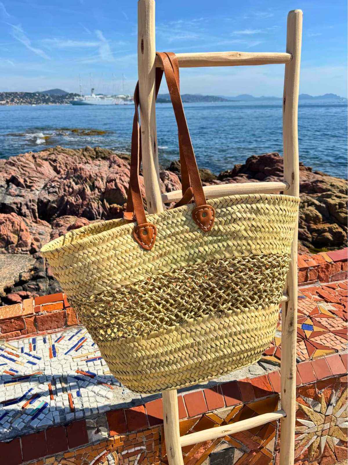 Grand panier marocain “Ajouré”