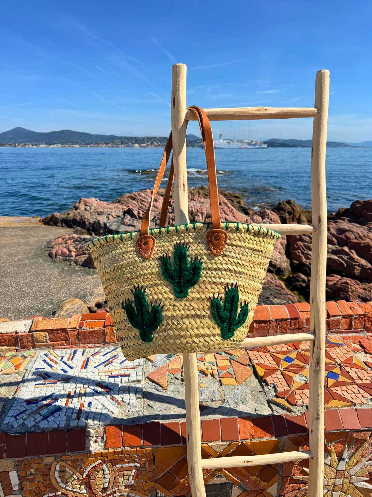 Grand panier cactus - Rue Majorelle