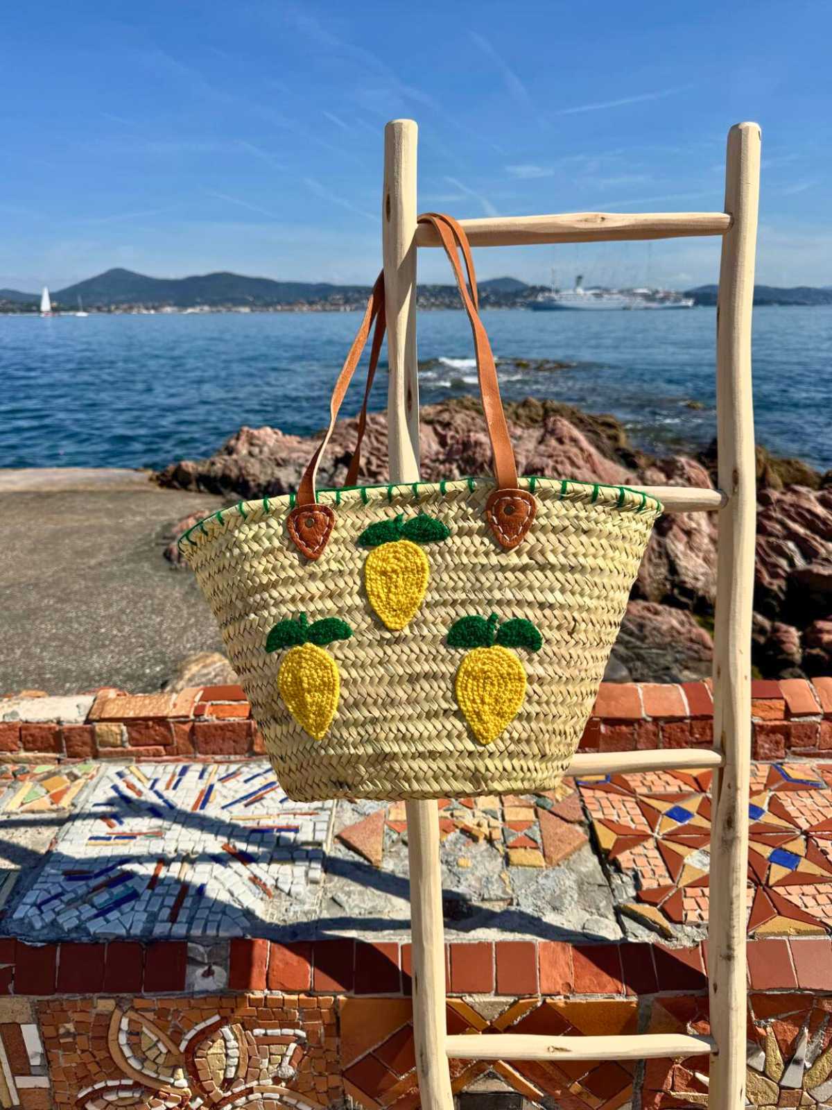 Grand panier citrons - Rue Majorelle