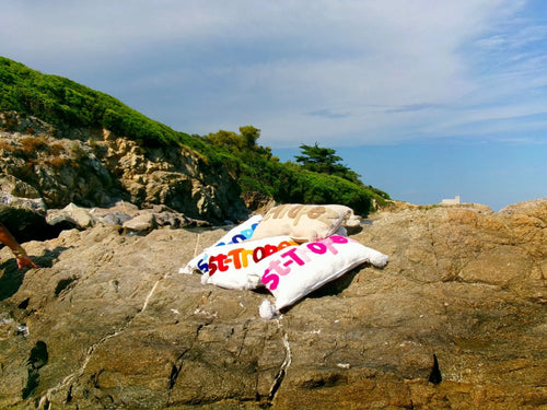 Housse de coussin 40x60 "Saint Tropez" Rue Majorelle