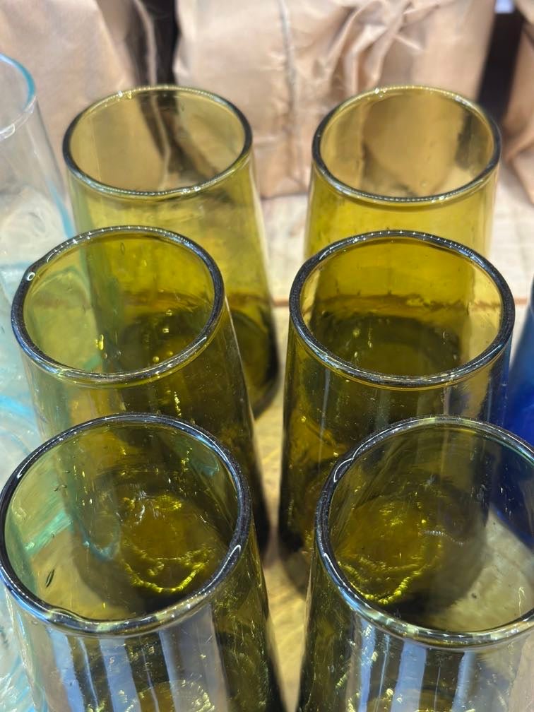 Lot de 6 verres Beldi jaunes - Rue Majorelle
