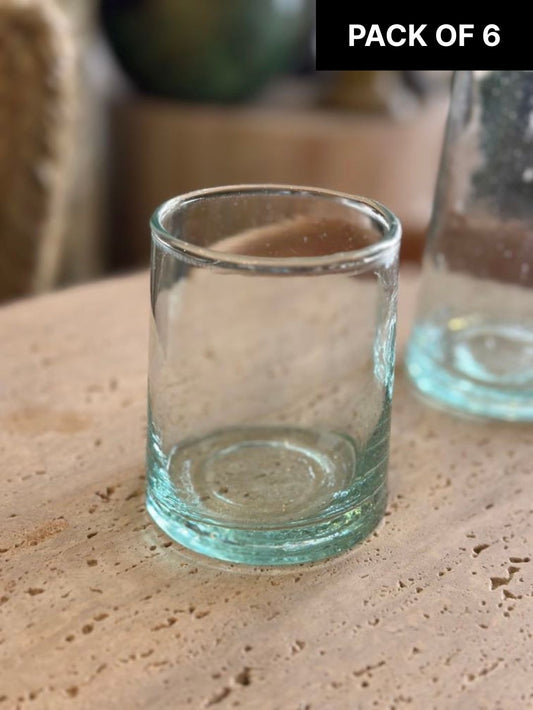 Lot de 6 verres Beldi transparents - Rue Majorelle