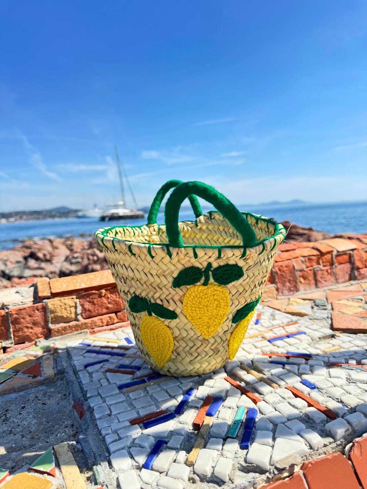 Petit panier citrons - Rue Majorelle
