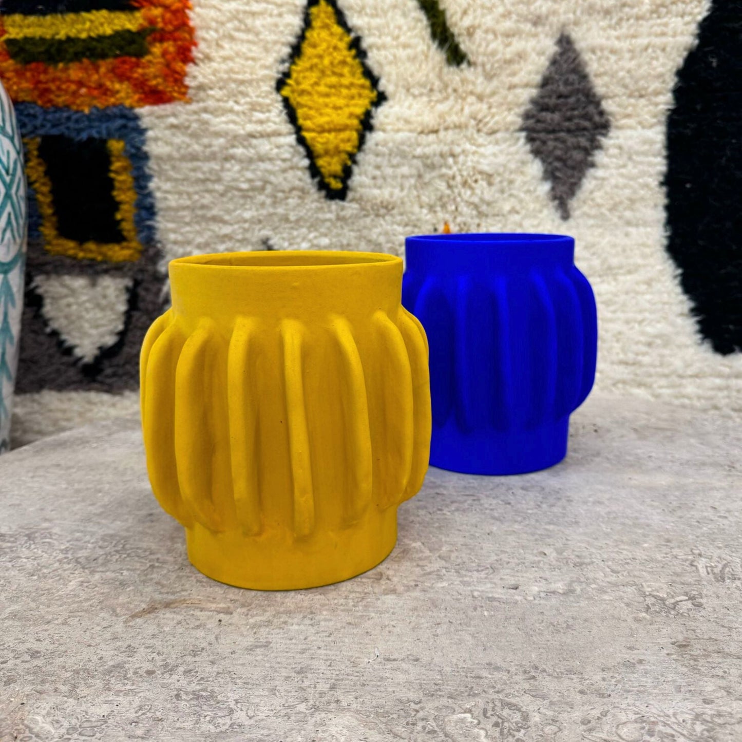 Petit vase en céramique – modèle n°5 – 16x19,5 cm - Rue Majorelle