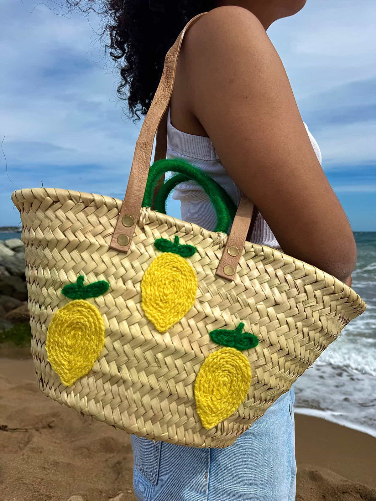 Petit panier marocain citrons