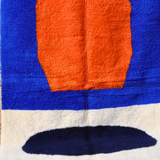 Tapis berbère coloré en laine - n°026 | 200x300 cm - Rue Majorelle