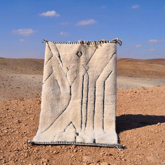 Tapis berbère en laine - n°014 | 150x250 cm - Rue Majorelle