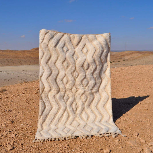 Tapis berbère en laine - n°019 | 150x250 cm - Rue Majorelle