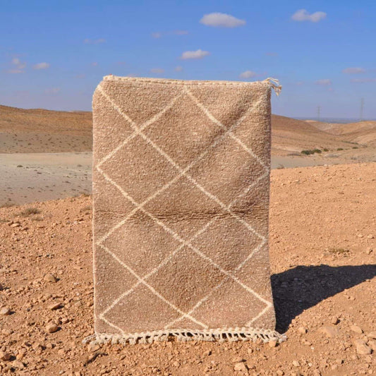 Tapis berbère en laine - n°022 | 160x200 cm - Rue Majorelle