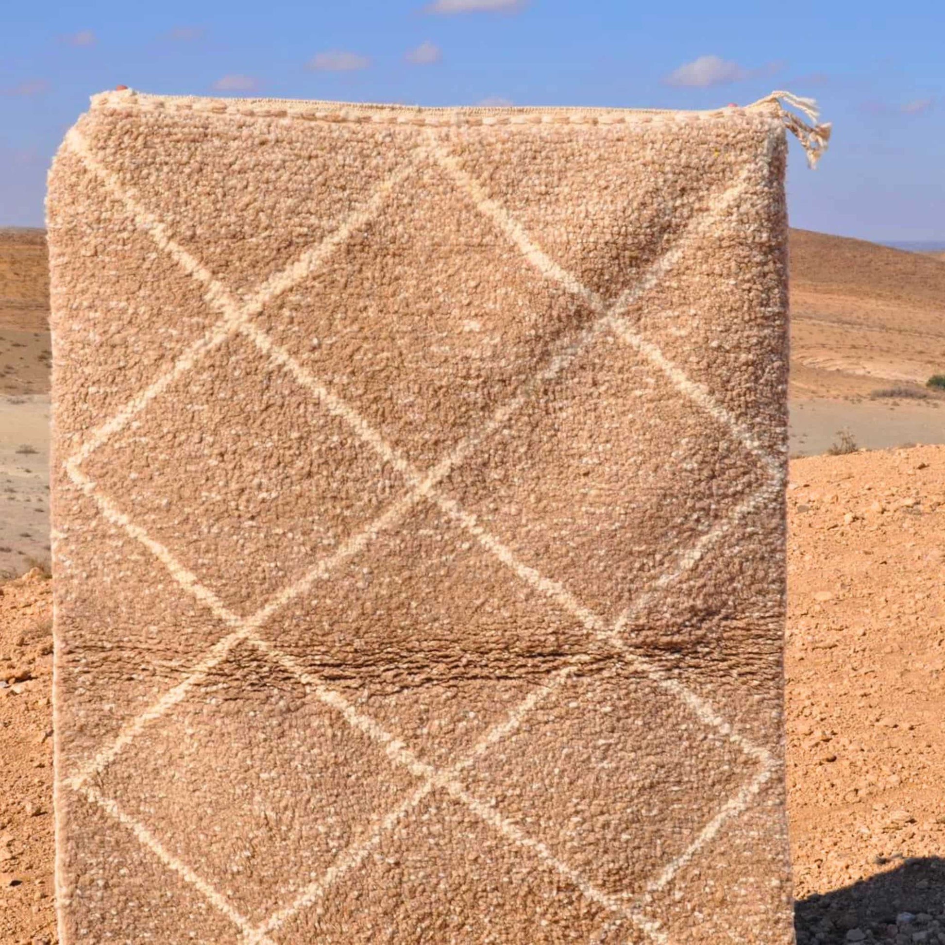 Tapis berbère en laine - n°022 | 160x200 cm - Rue Majorelle