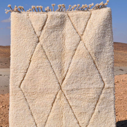 Tapis berbère en laine - n°028 | 150x250 cm - Rue Majorelle