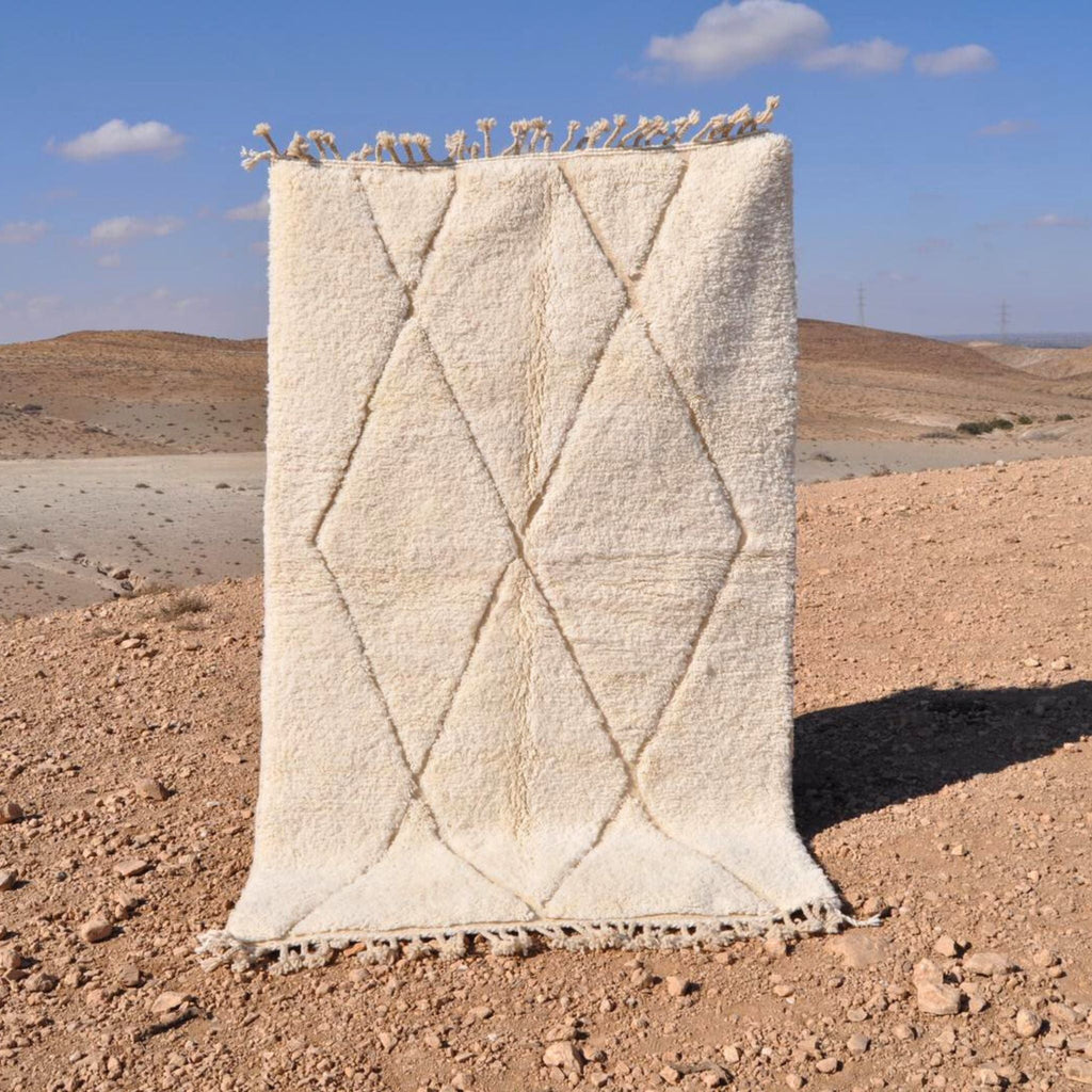 Tapis berbère en laine - n°028 | 150x250 cm - Rue Majorelle