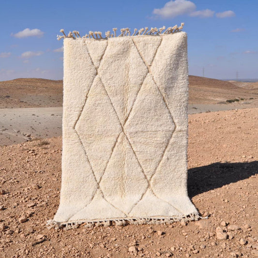 Tapis berbère en laine - n°028 | 150x250 cm - Rue Majorelle
