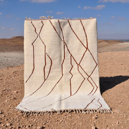 Tapis berbère en laine - n°033 | 200x300 cm - Rue Majorelle