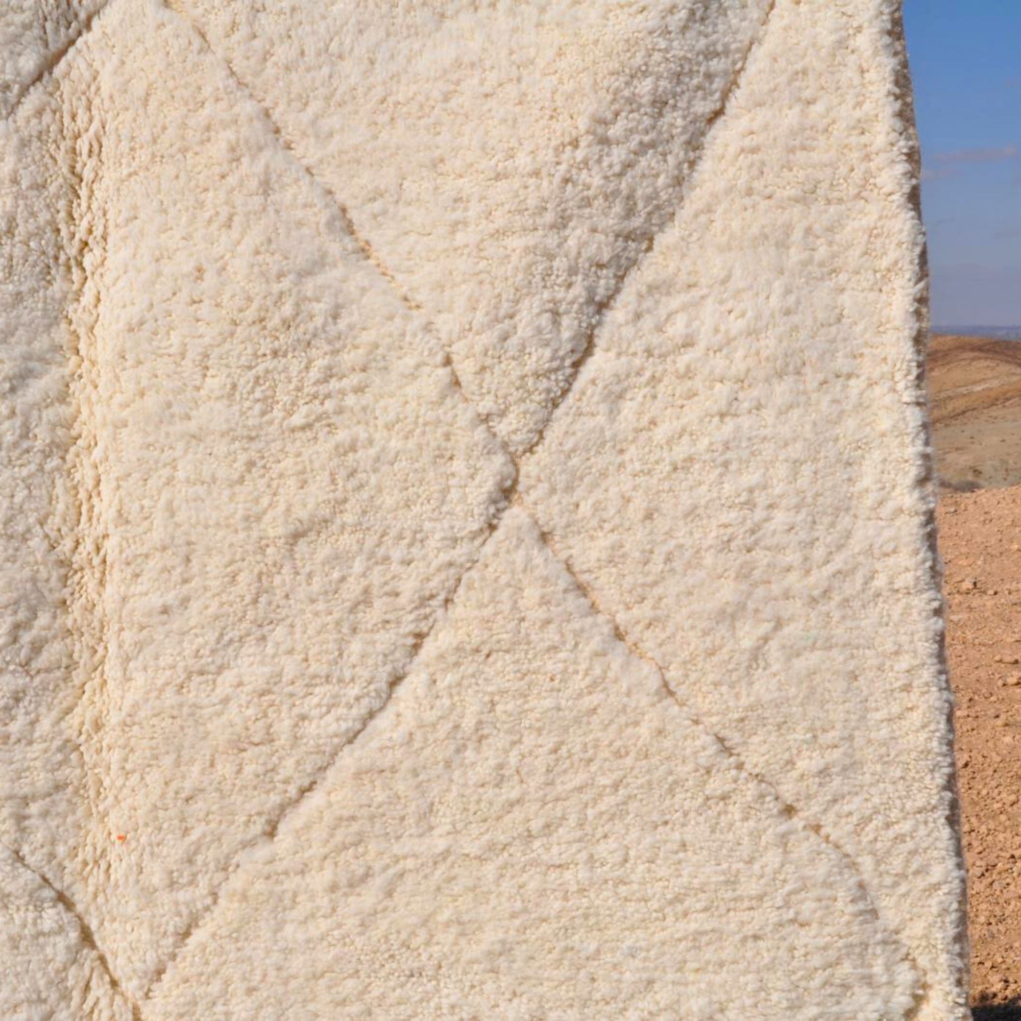 Tapis berbère laine - n°001 | 150x250 cm - Rue Majorelle